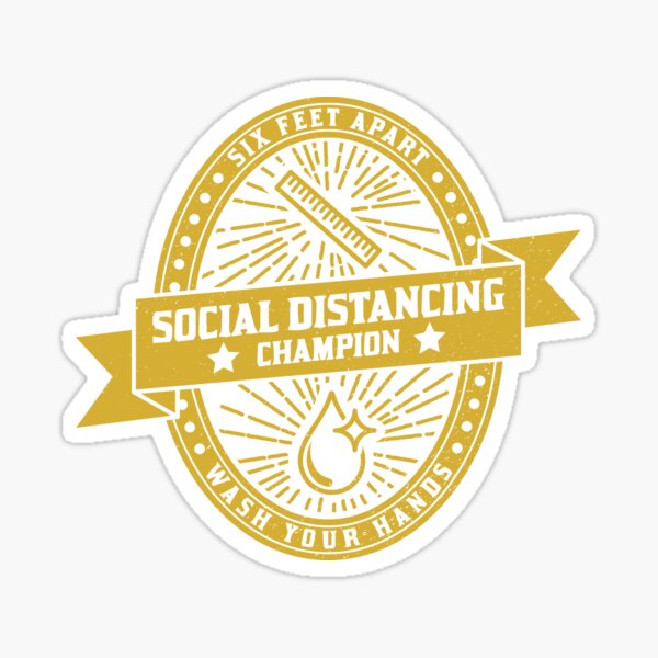 Item preview, Social Distancing Champion designed and sold by ThirdCultureKidDesigns.