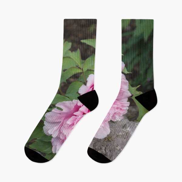 Item preview, On the Rocks - Fragrant Tree Peony Flower in Splendid Pink designed and sold by Georgia Mizuleva.