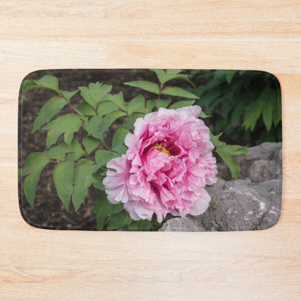 Item preview, On the Rocks - Fragrant Tree Peony Flower in Splendid Pink designed and sold by Georgia Mizuleva.