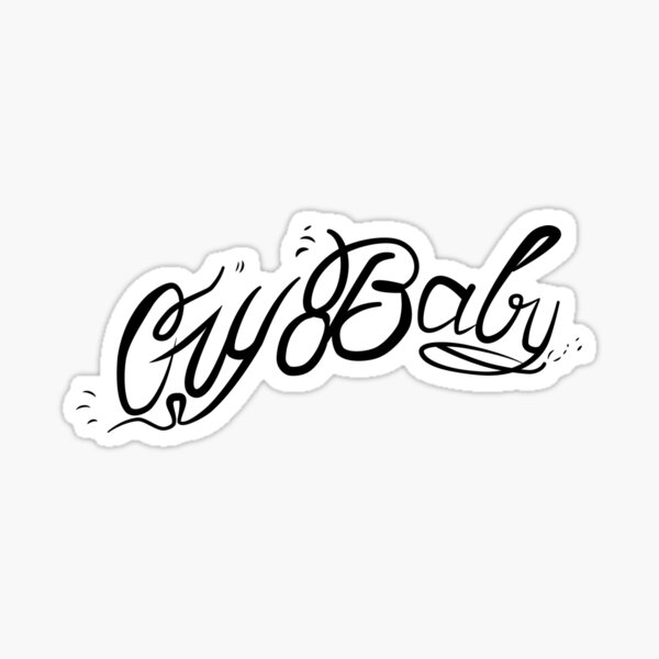 Item preview, Lil Peep Cry Baby Tattoo Original Design designed and sold by nmrkdesigns.