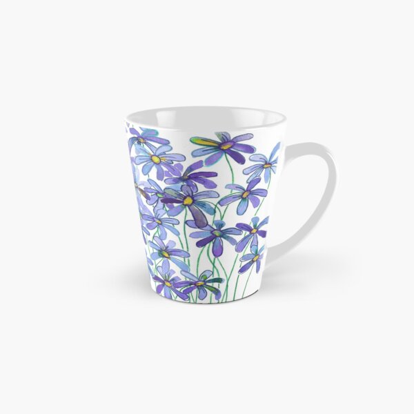 Item preview, Purple Daisies in Watercolor & Colored Pencil  designed and sold by micklyn.