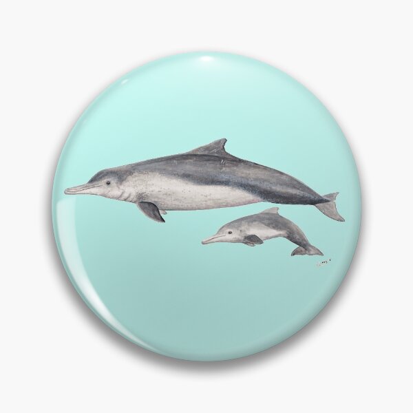 Item preview, Australian humpback dolphin (Sousa sahulensis) with baby designed and sold by chloeyzoard.