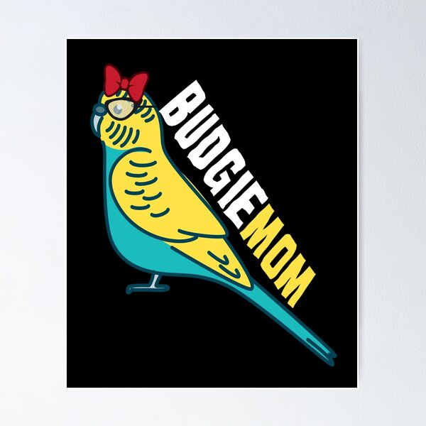 Item preview, Budgie Mom Bird lover Pet ornitology designed and sold by MooonTees.
