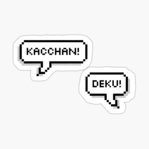 Kacchan! Deku! Paquete Pegatina