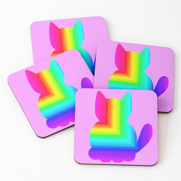 Item preview, Rainbow kitty designed and sold by Melanie Jeyakkumar.