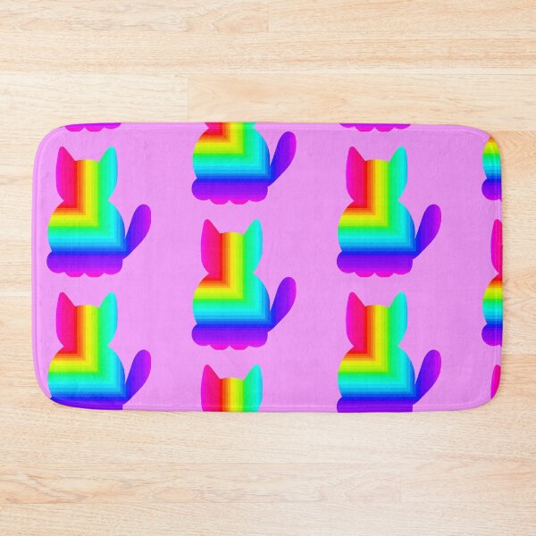 Item preview, Rainbow kitty designed and sold by Melanie Jeyakkumar.