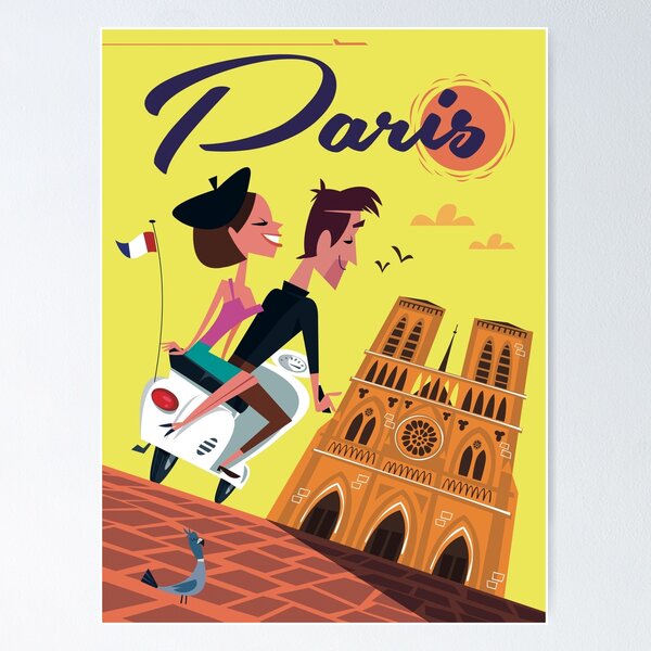 Item preview, Paris poster designed and sold by Gary Godel.
