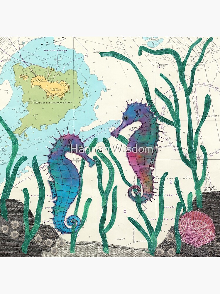 Seahorses at Drakes Island Plymouth by Hanwiz