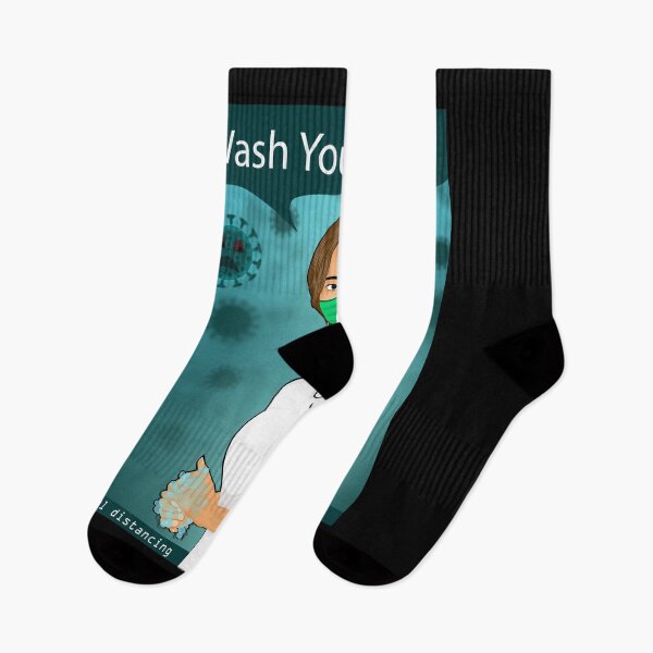 Item preview, ALWAYS WASH YOUR HANDS, social dictancing  designed and sold by Canzyartstudio.