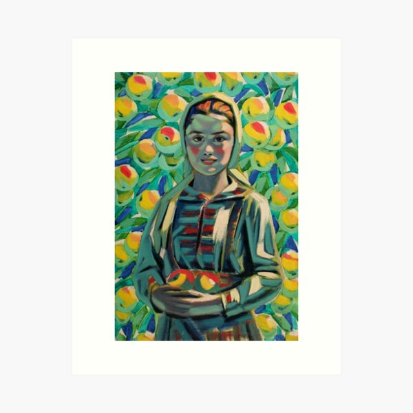 Item preview, Vladimir Dimitrov Maistora (the Master) - Girl With Apples designed and sold by clon-dot-net.