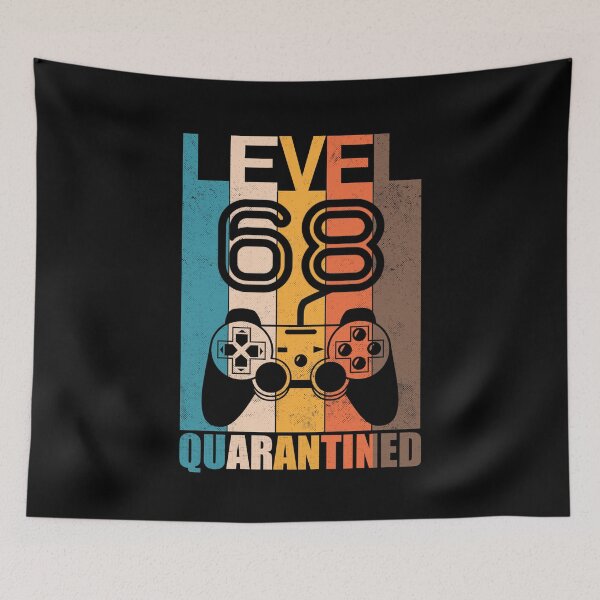 Item preview, Level 68 quarantined funny 68th birthday gamer designed and sold by kader85.