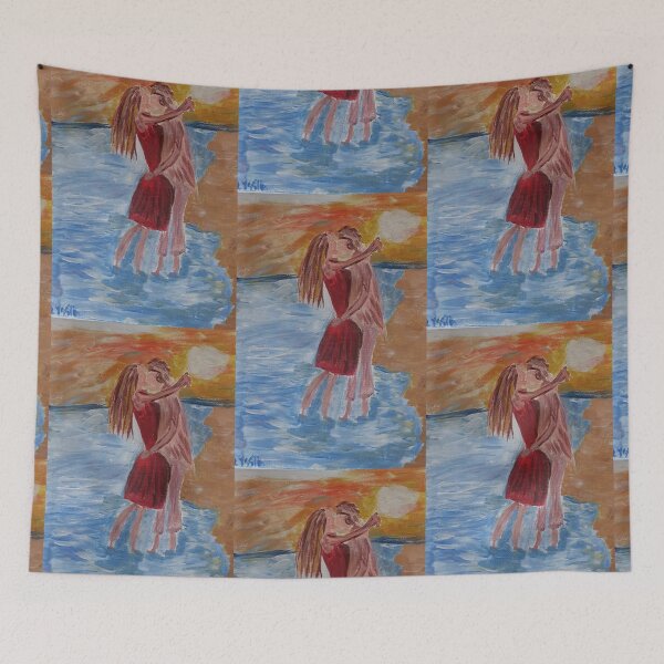 Item preview, Lovers on a beach #artistsupportpledge designed and sold by ThereseLyssia.