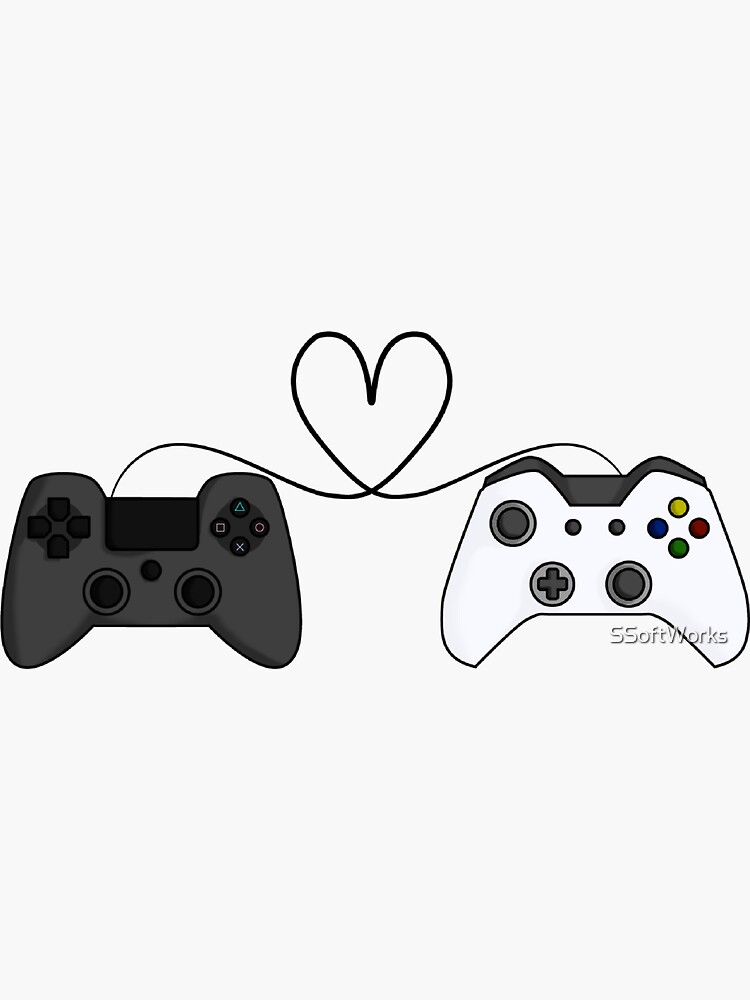 "Video Game Union" Sticker by SSoftWorks Redbubble