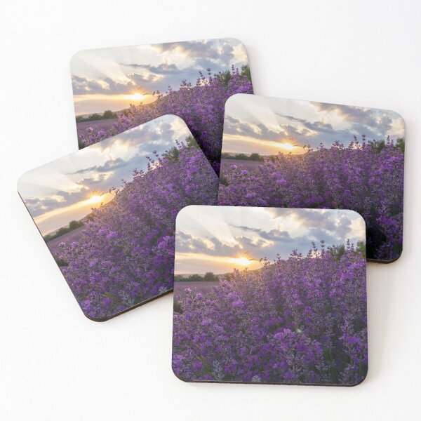 Item preview, Sunset above lavender field designed and sold by S-Yaneva.