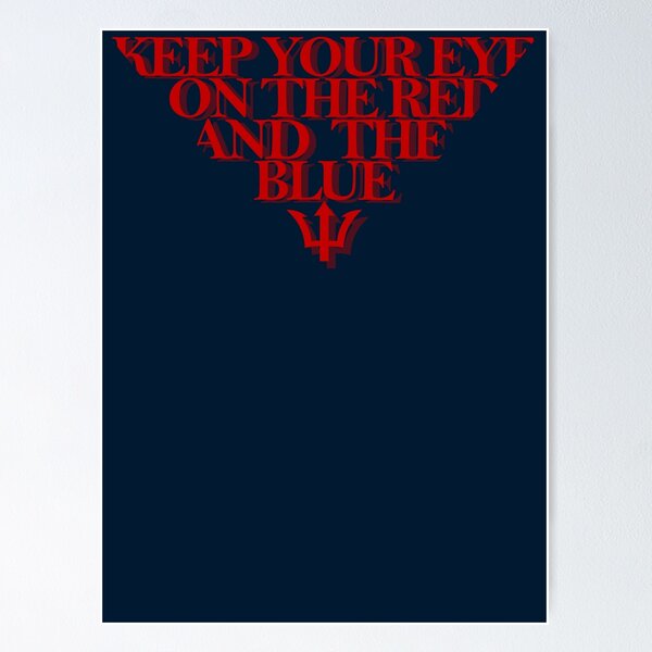 Item preview, Melbourne Demons - The Red & the Blue designed and sold by scribbledeath.