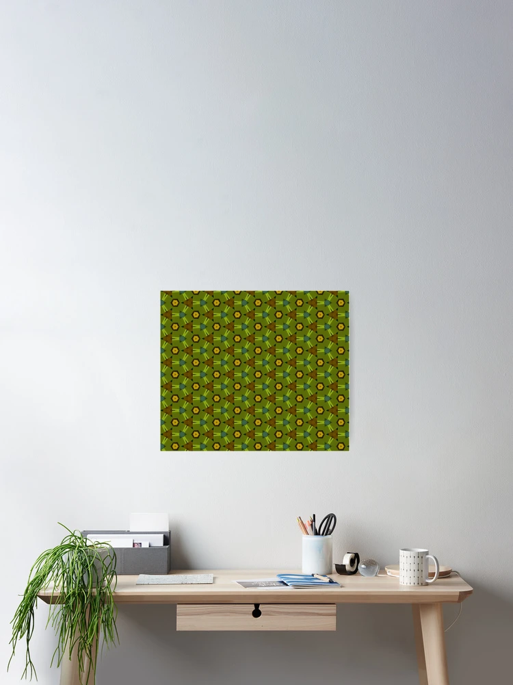 Thumbnail 2 of 3, Poster, The brown triangles intersections by Code03 designed and sold by Code03.