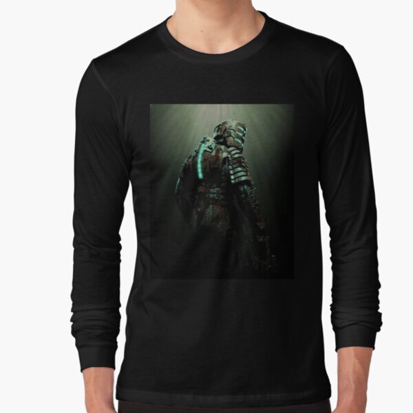 Isaac clarke imprimir algodão homme desgin camiseta espaço morto  sobrevivência horror jogo moda masculina streetwear
