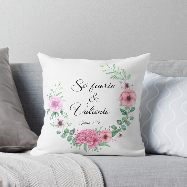 Item preview, Sé Fuerte y Valiente, bible quote designed and sold by latiendadearyam.