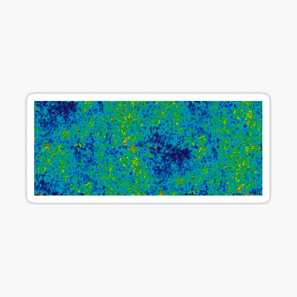 Cosmic Microwave Background Radiation. Isn't Science Wonderful? Sticker
