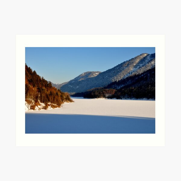 Germany, Frozen Lake 2 Art Print