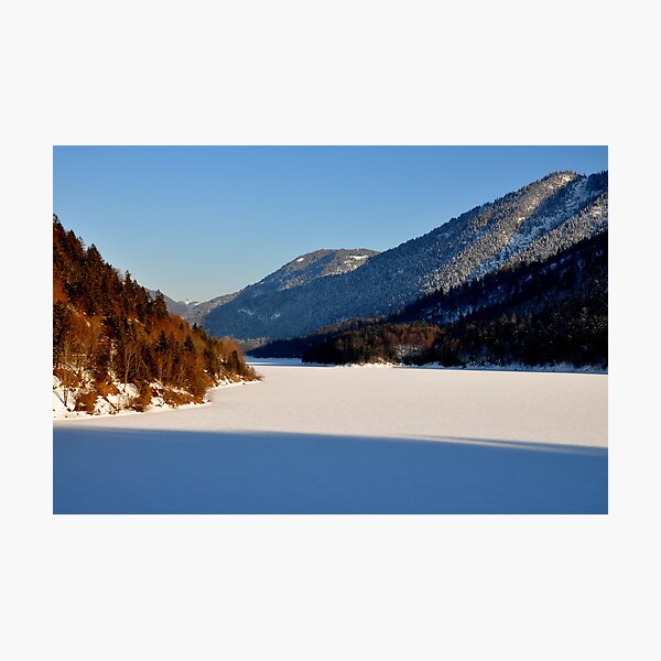 Germany, Frozen Lake 2 Photographic Print
