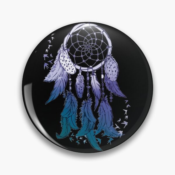 Item preview, DreamCatcher Electric-Blue Fading Effect Spiritual designed and sold by eufouria.