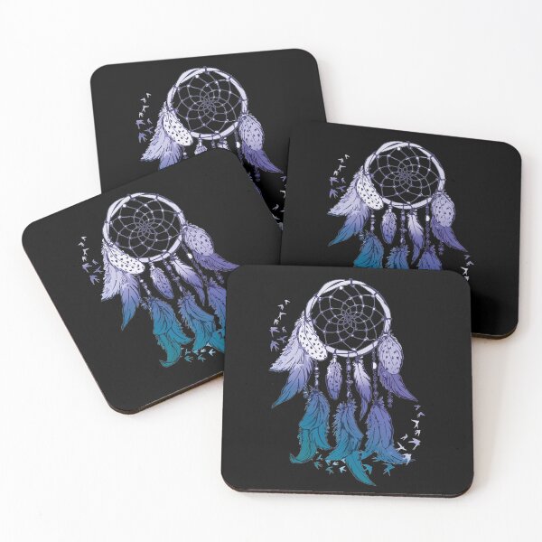 Item preview, DreamCatcher Electric-Blue Fading Effect Spiritual designed and sold by eufouria.