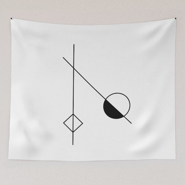 Item preview, Minimalist, geometric design. Lines & shapes. Mid century modern style. designed and sold by PandaAvenue.