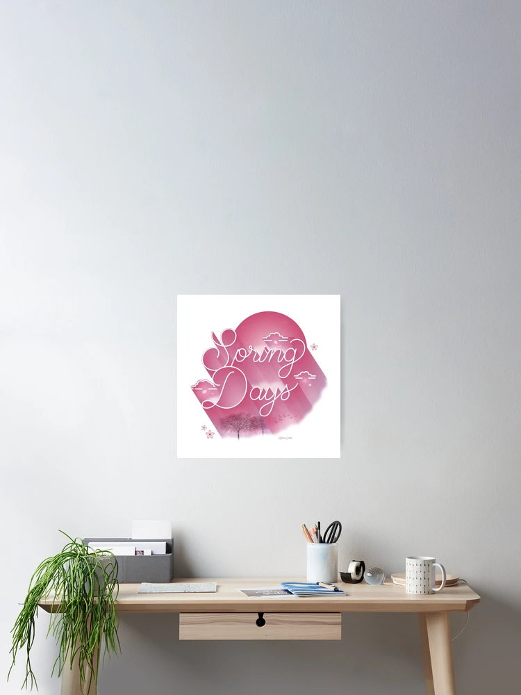 Thumbnail 2 of 3, Poster, Spring Days designed and sold by Katrina Sutton.