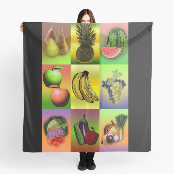 The Fruit Shop Graphic Scarf