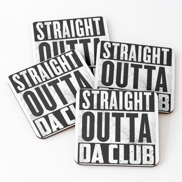 Item preview, Straight Outta Da Club designed and sold by T-shirt-Designs.