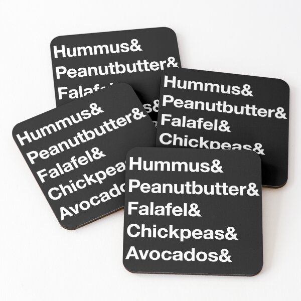 Item preview, Hummus and Peanutbutter and Falafel and Chickpeas and Avocados designed and sold by Doodles by Stephanie.