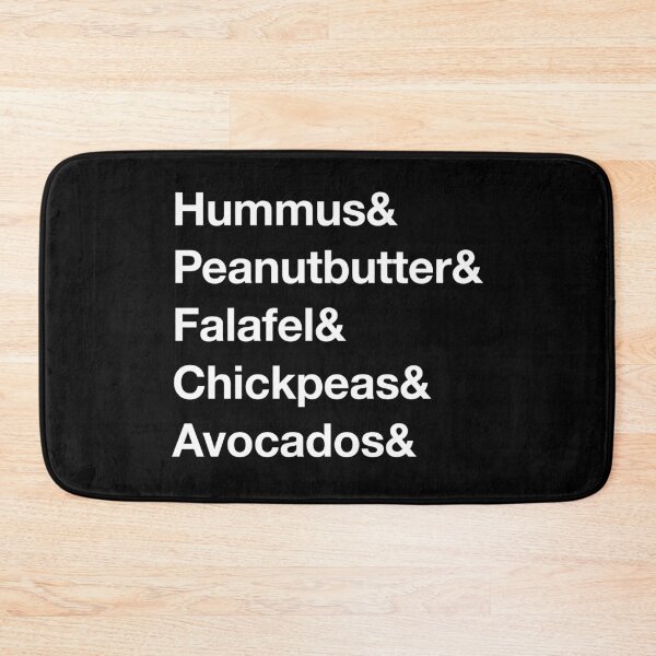 Item preview, Hummus and Peanutbutter and Falafel and Chickpeas and Avocados designed and sold by Doodles by Stephanie.