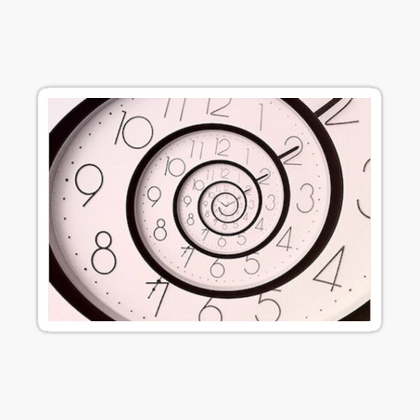Droste Effect, Time Spiral Sticker