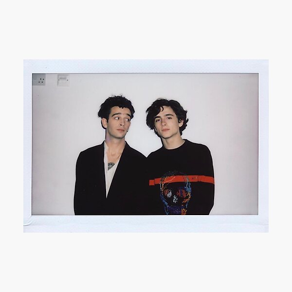 TIMOTHEE CHALAMET & MATTY HEALY Photographic Print