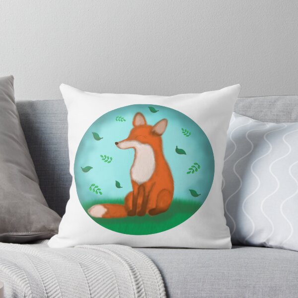 Item preview, Fox and leaves designed and sold by Juliana  Costa.