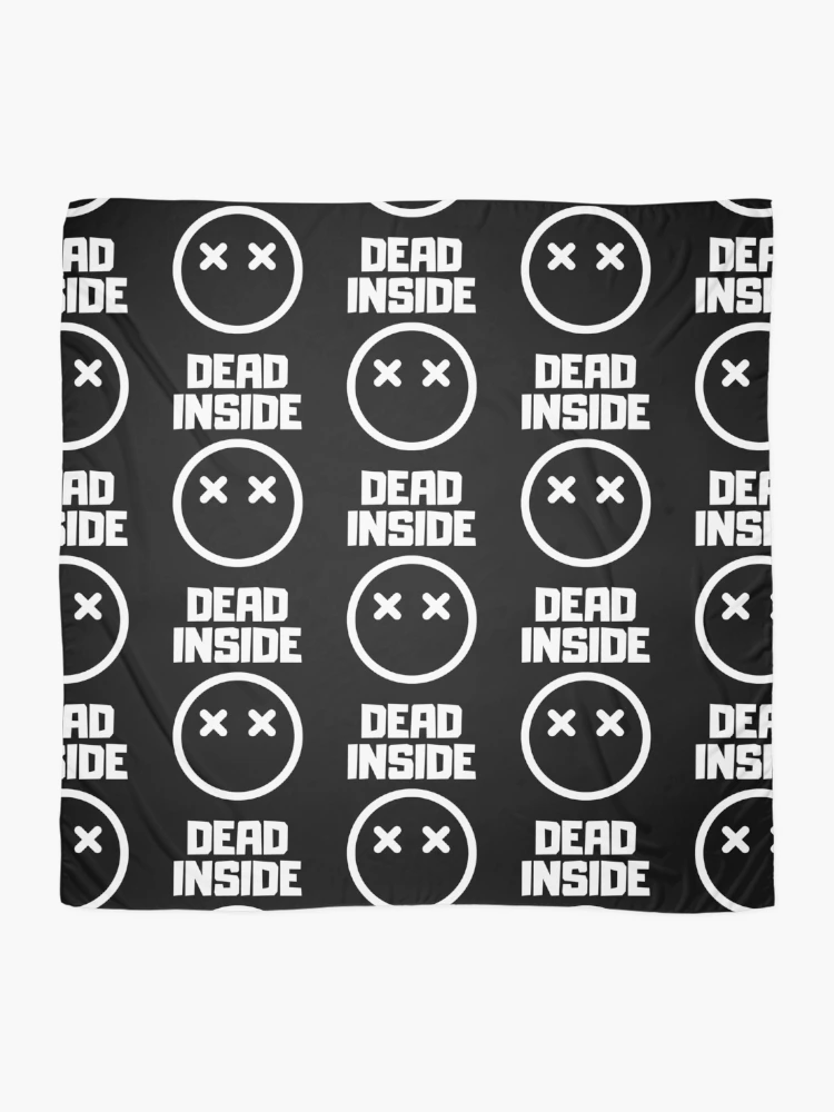Thumbnail 2 of 3, Scarf, Dead Inside designed and sold by RIVEofficial.
