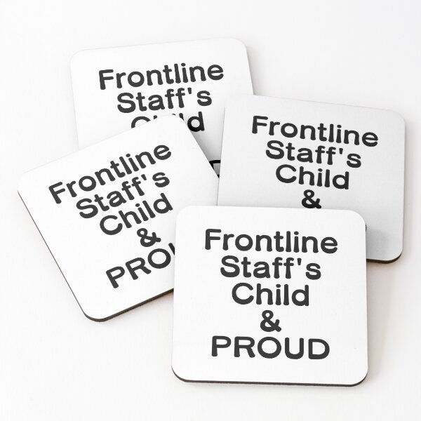 Item preview, Frontline Staff's Child & PROUD - Black Writing designed and sold by akaiawa.