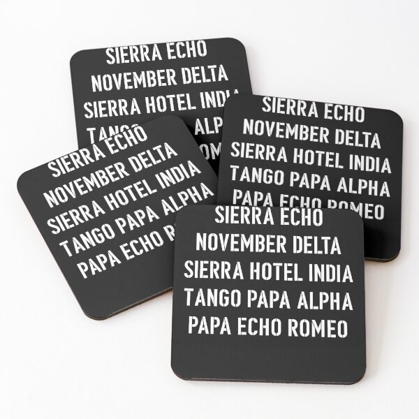 Item preview, Sierra Echo November Delta Tango Papa Alpha Papa Echo Romeo Shirt designed and sold by robert-white.