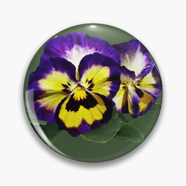 Item preview, Yellow Purple and White Pansies designed and sold by Susan Savad.