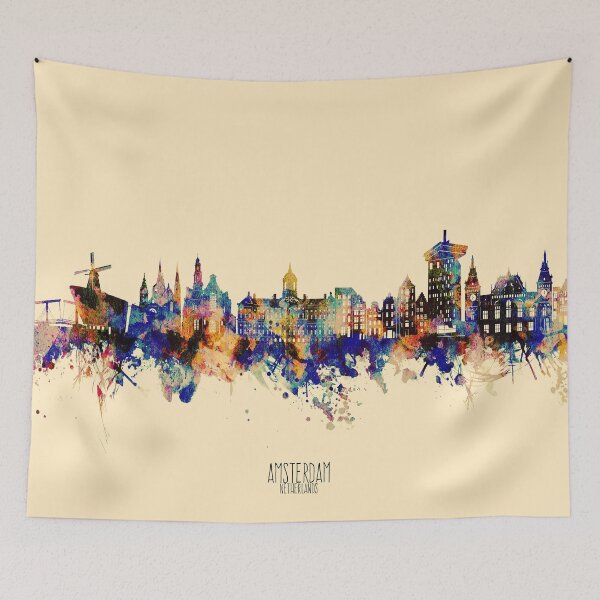 Item preview, amsterdam skyline designed and sold by BekimART2.