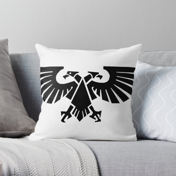 Warhammer 40k Aquilla Throw Pillow