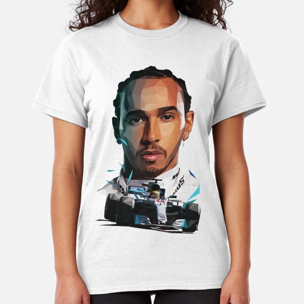 Lewis Hamilton T-Shirt Womens Tribute Fan Tee Top Design 2