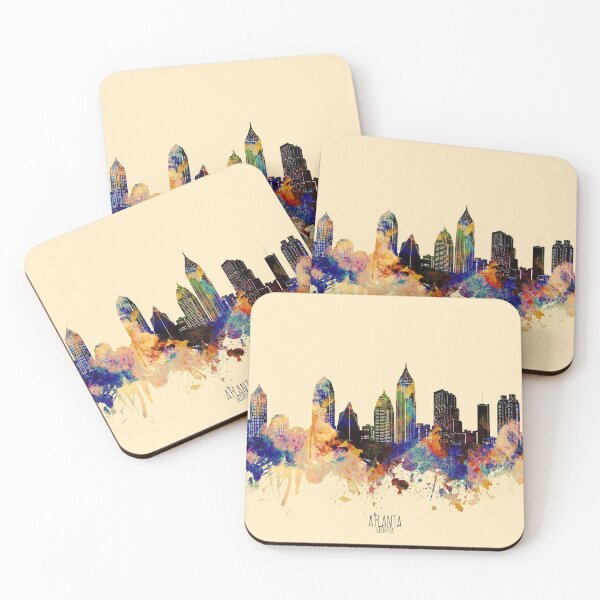 Item preview, atlanta skyline designed and sold by BekimART2.