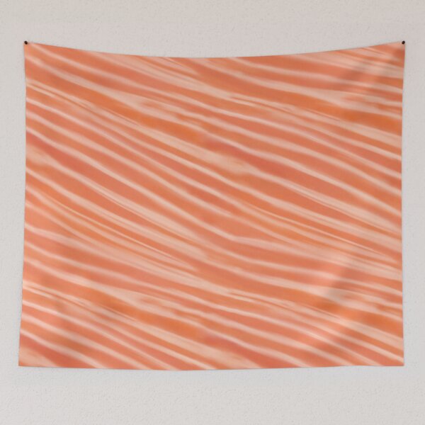 Item preview, Raw salmon fillet pattern illustration designed and sold by Marlene Wagenhofer.