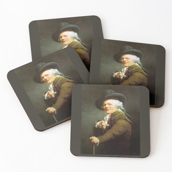Item preview, Joseph Ducreux Self Portrait of the artist in the guise of a mocker Portrait de l'artiste sous les traits d'un moqueur designed and sold by MindChirp.