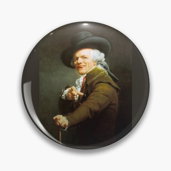 Item preview, Joseph Ducreux Self Portrait of the artist in the guise of a mocker Portrait de l'artiste sous les traits d'un moqueur designed and sold by MindChirp.