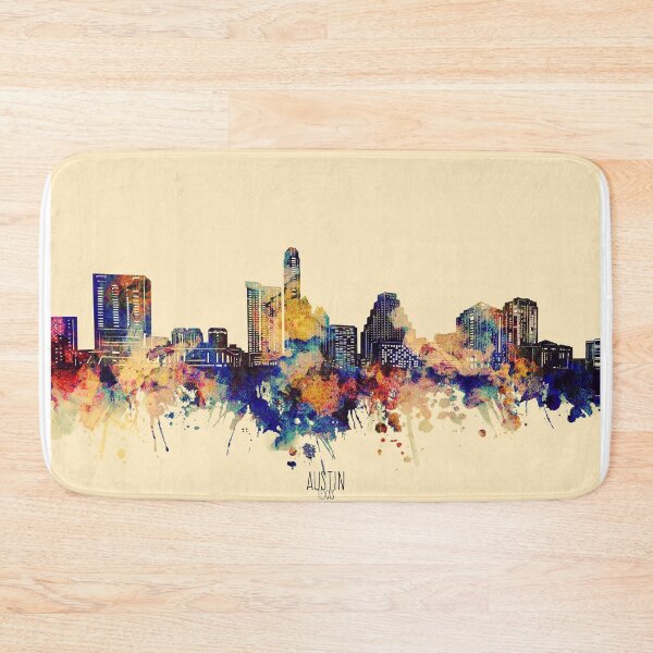 Item preview, austin skyline designed and sold by BekimART2.