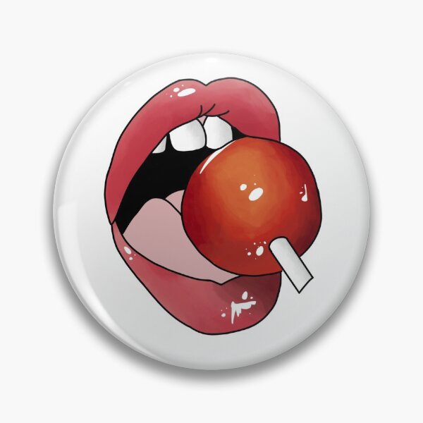 Item preview, Glossy lips with lollipop designed and sold by zoeymustdie.