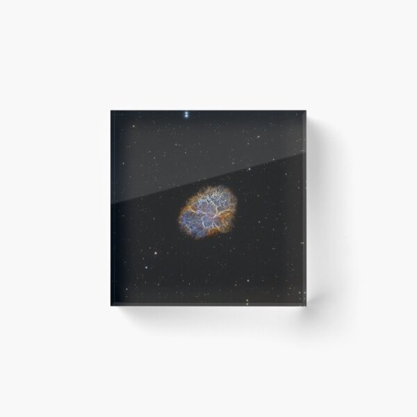 Crab Nebula Acrylic Block